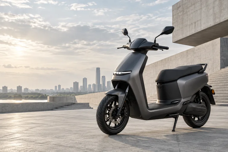 Imagem ilustrativa de scooter no cenário urbano