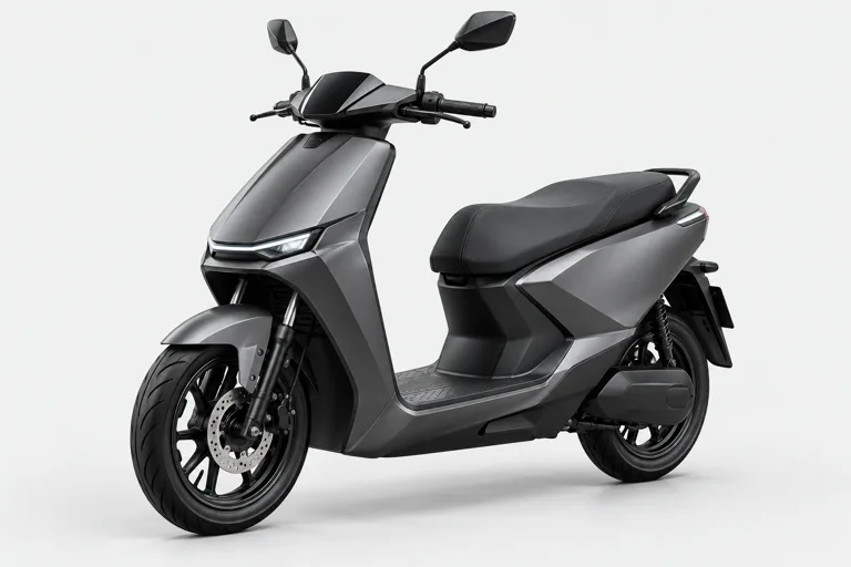 Scooter conceito em grafite fotografada em estúdio